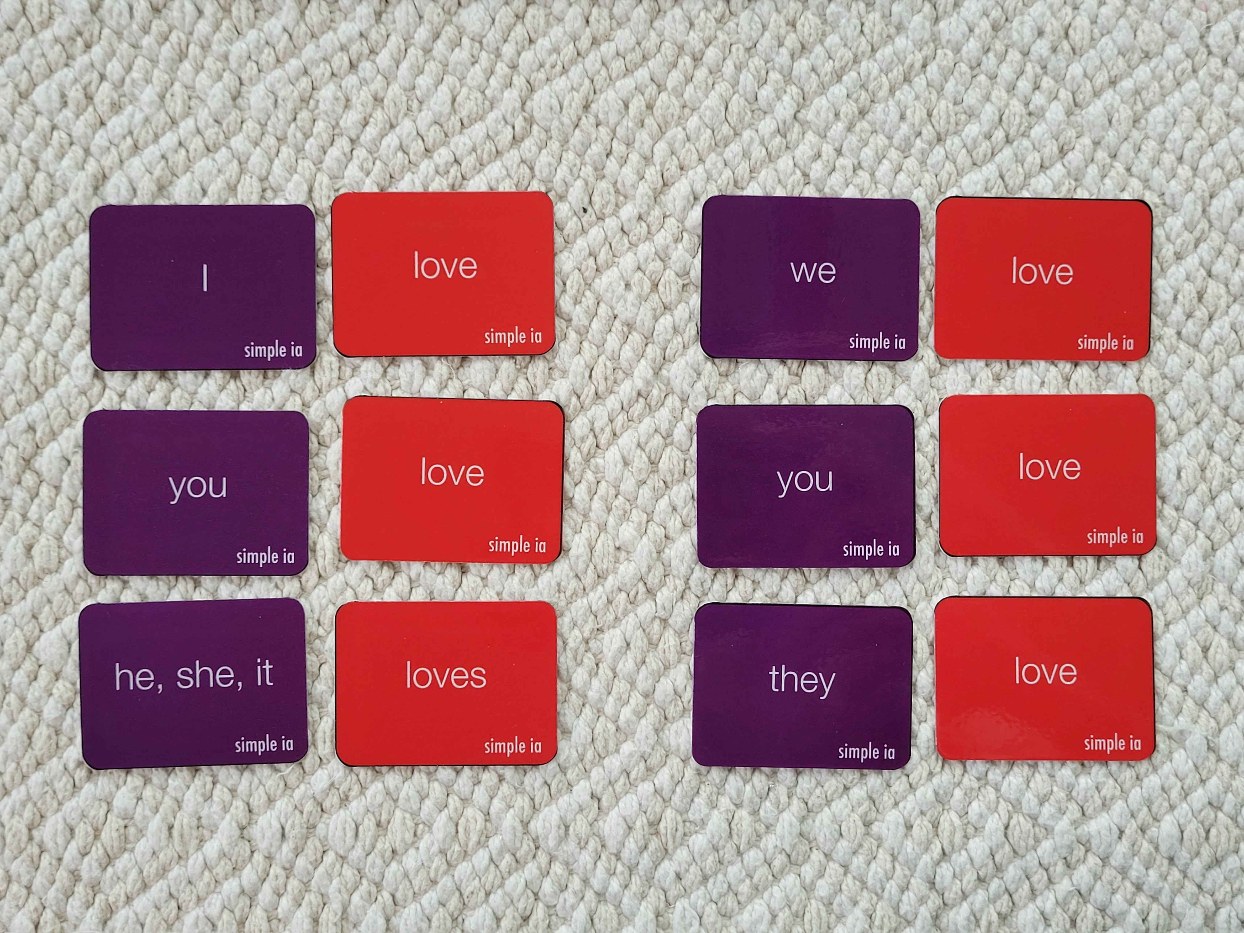 Montessori Verb Conjugation