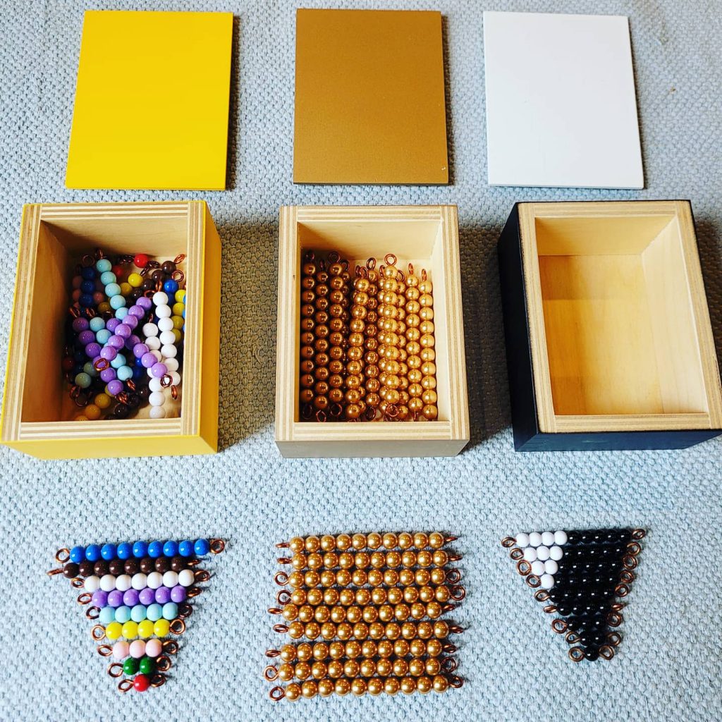 Montessori Math Materials: The Snake Game Multiplication Premium Quality