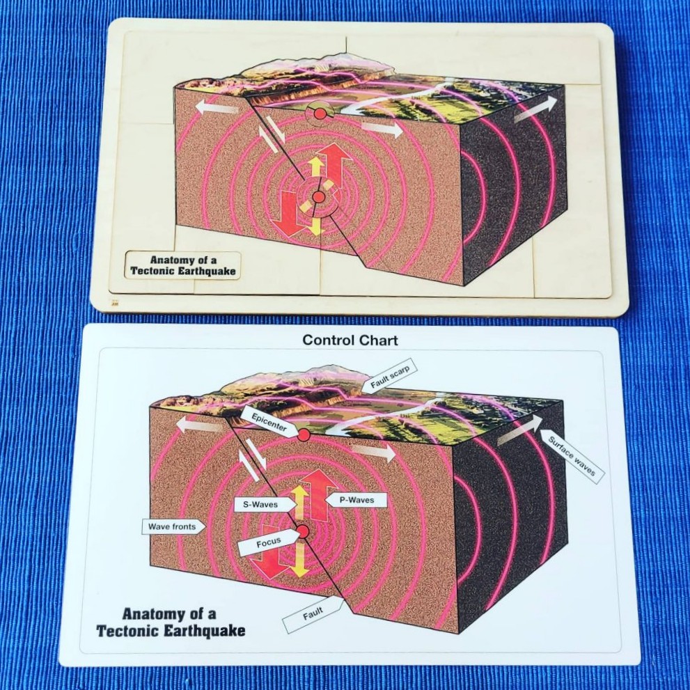 Anatomy of a Tectonic Earthquake: Puzzle & Control Chart