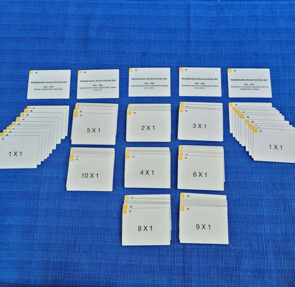 Montessori Multiplication Bead Board