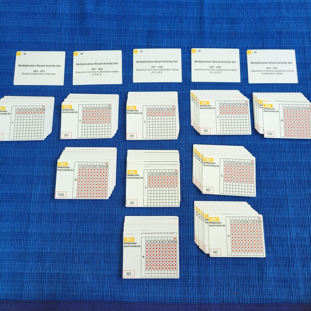 Montessori Multiplication Bead Board