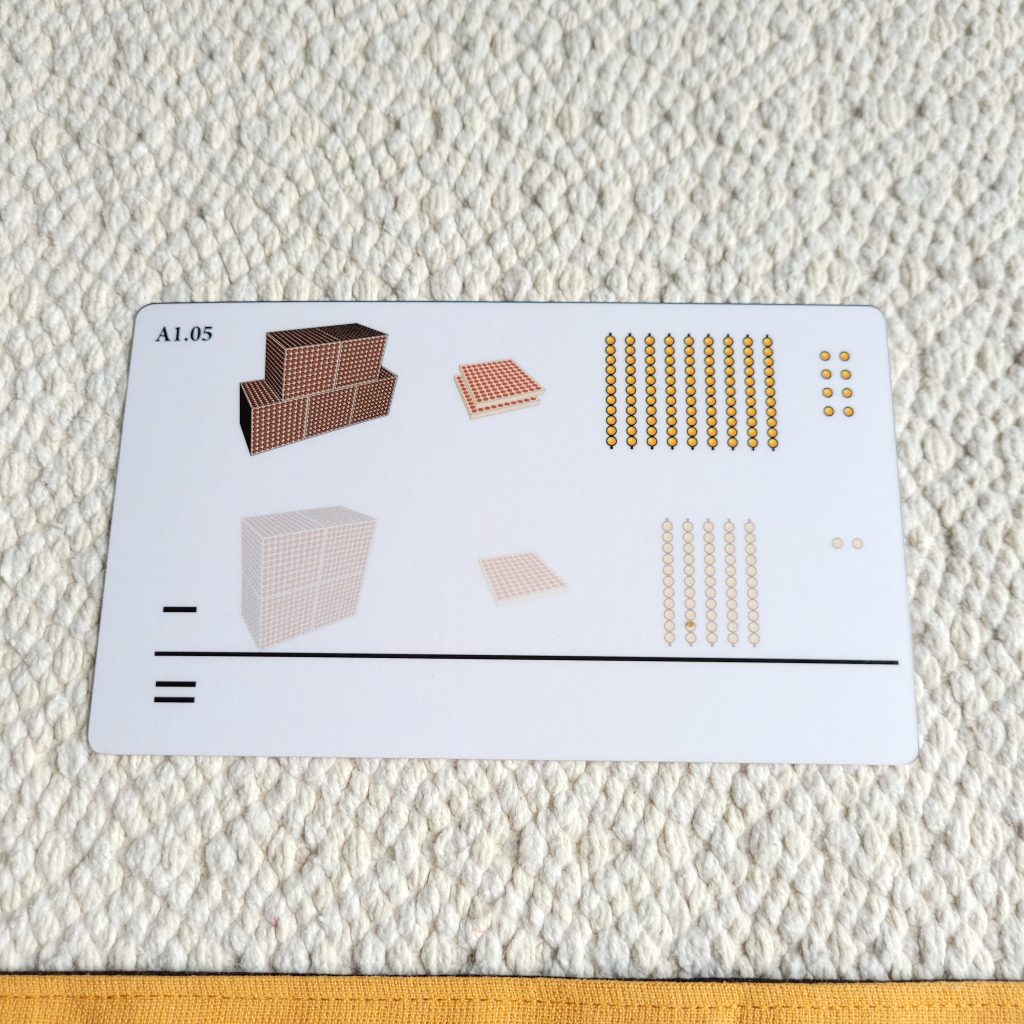 Montessori Golden Bead Bank Game