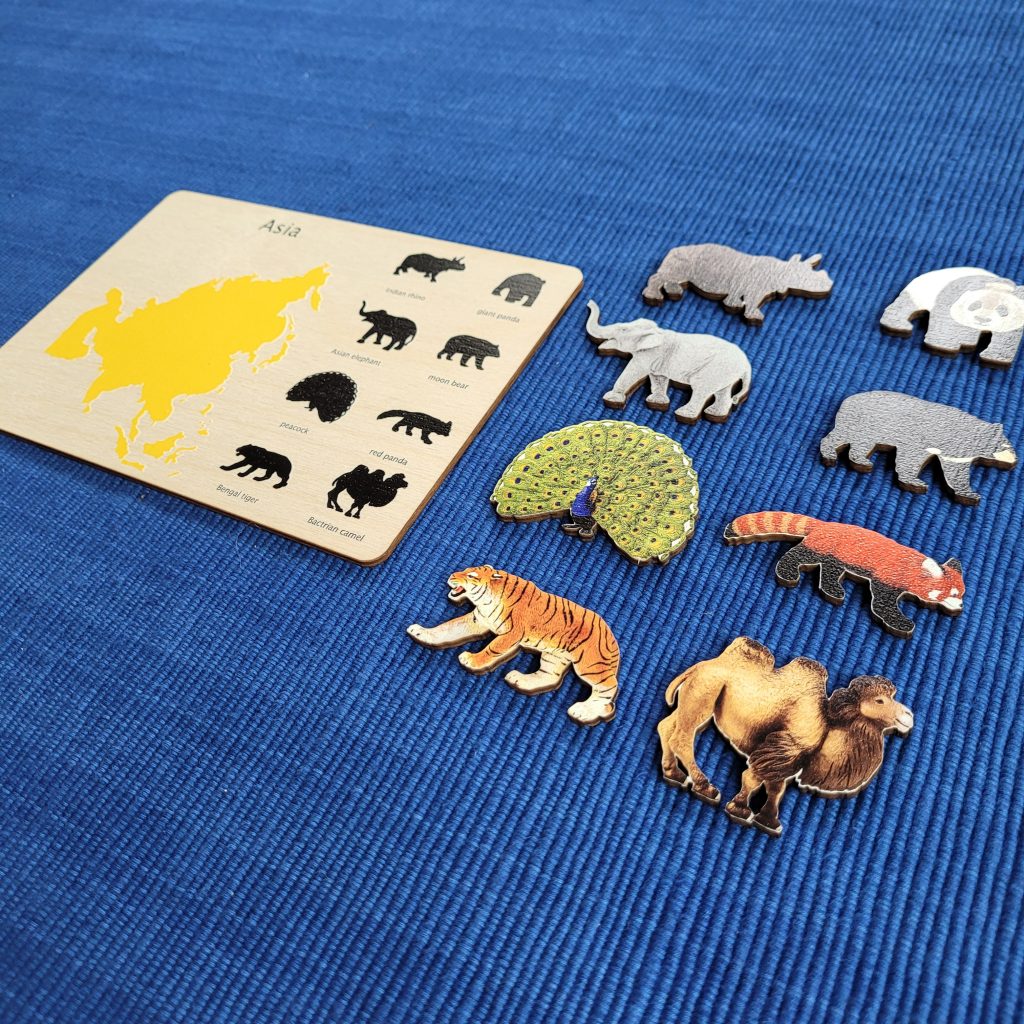 Animals of the Continents, Ages 3-9
