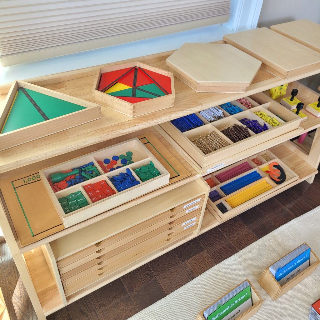 Montessori Math Materials for Grade 1