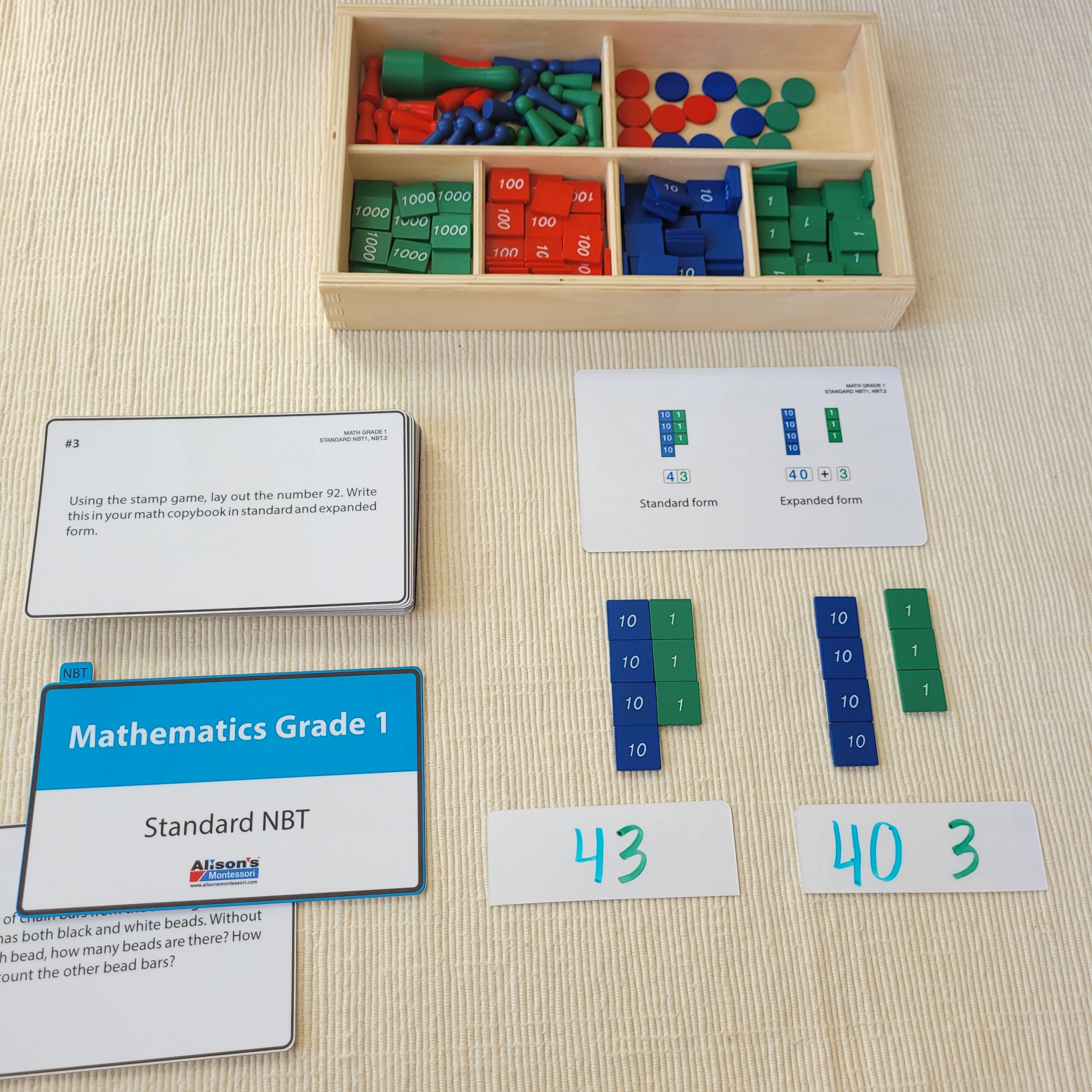 Mathematics Grade 1 Common Core Task Cards