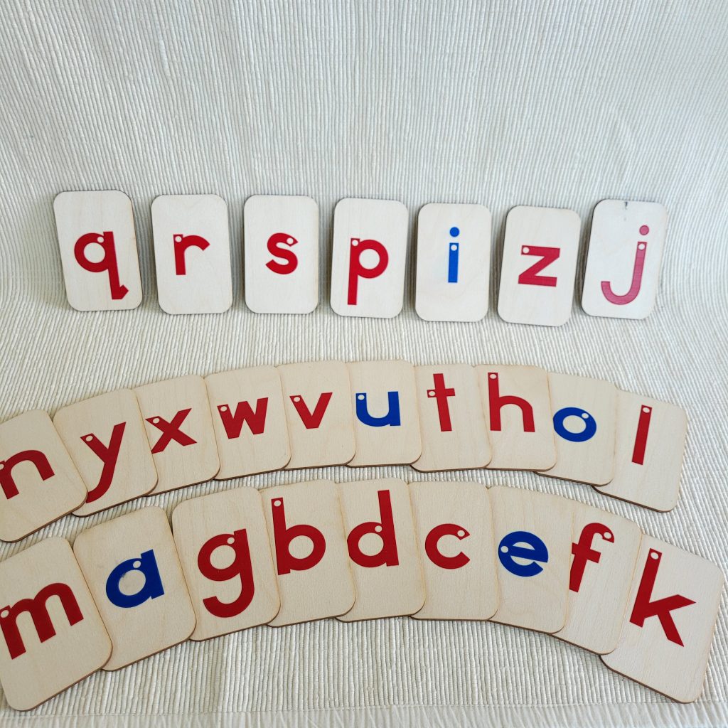 Montessori Alphabet Tiles