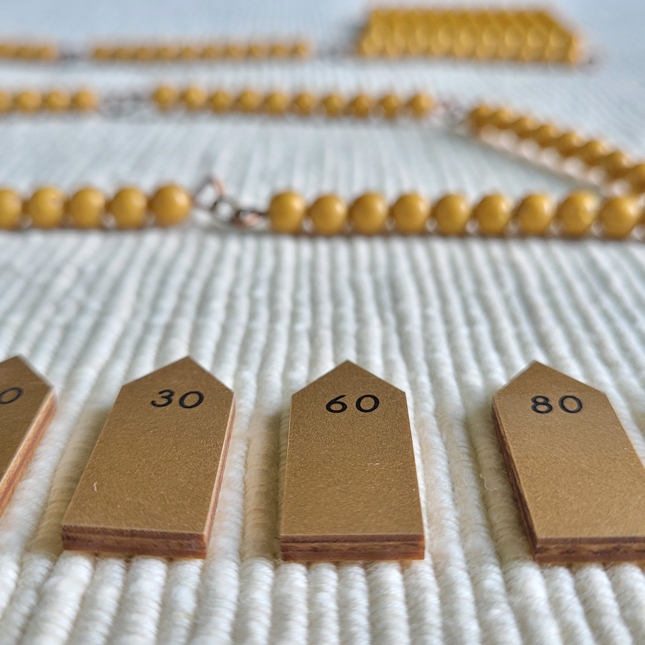 Montessori Golden Bead Material