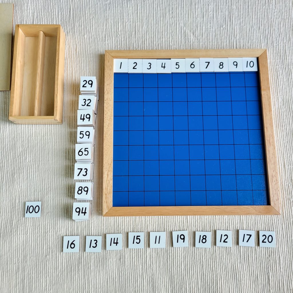 Montessori Hundred Board