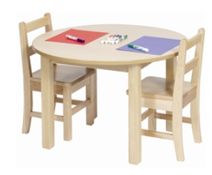 Solid Birch Classroom Table