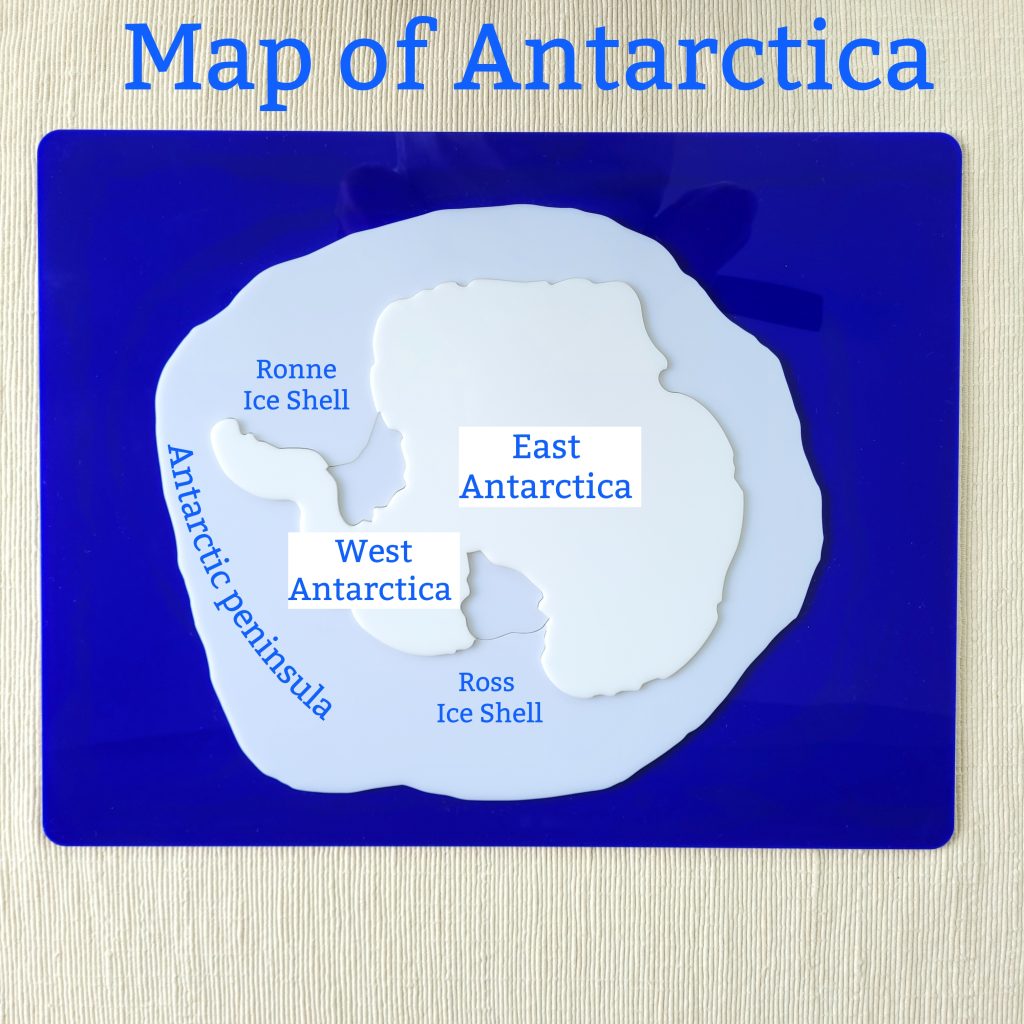 Map of Antarctica