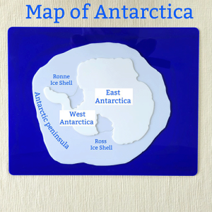 Map of Antarctica