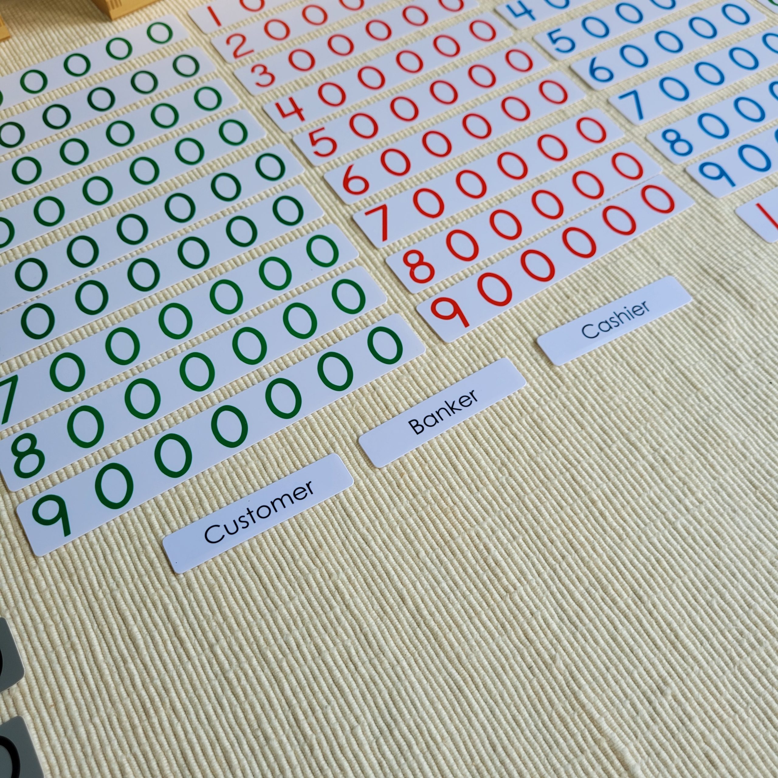 Montessori Bank Game