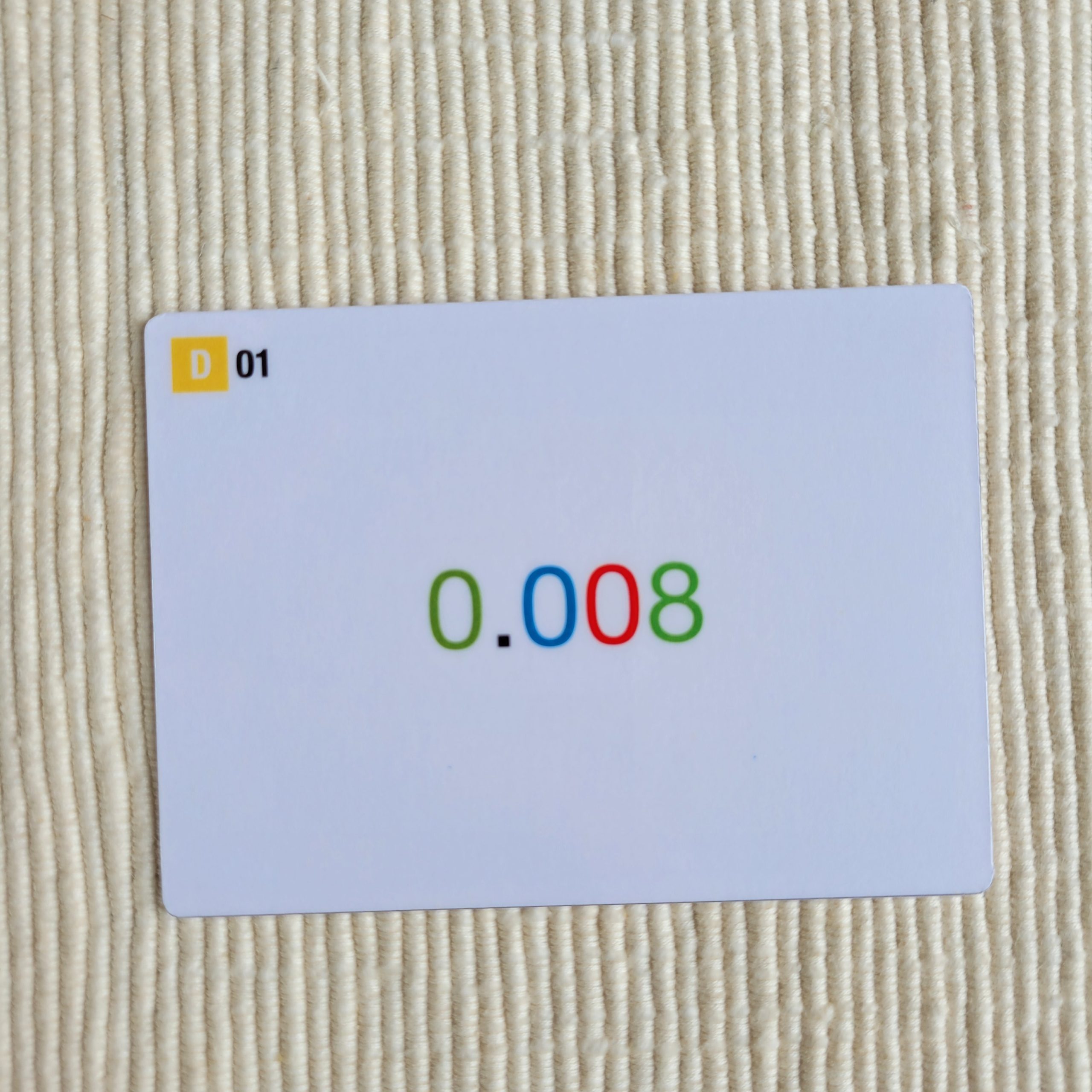 Decimal Board & Exercise