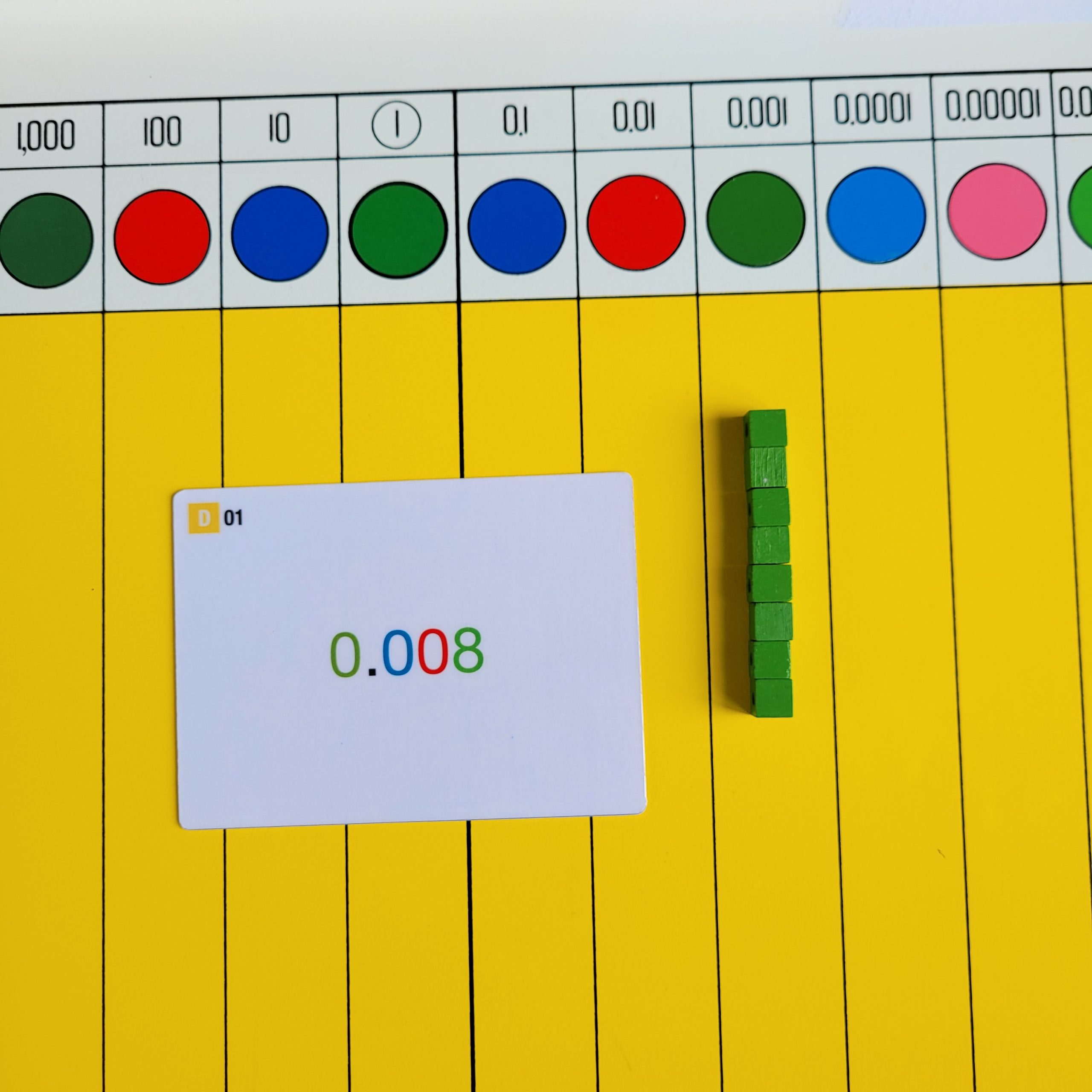 Decimal Board & Exercise