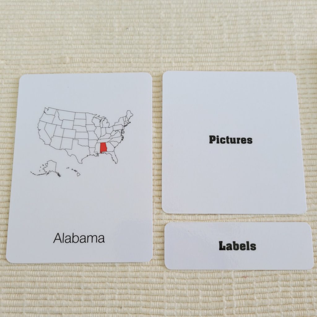 Montessori Three-Part Cards