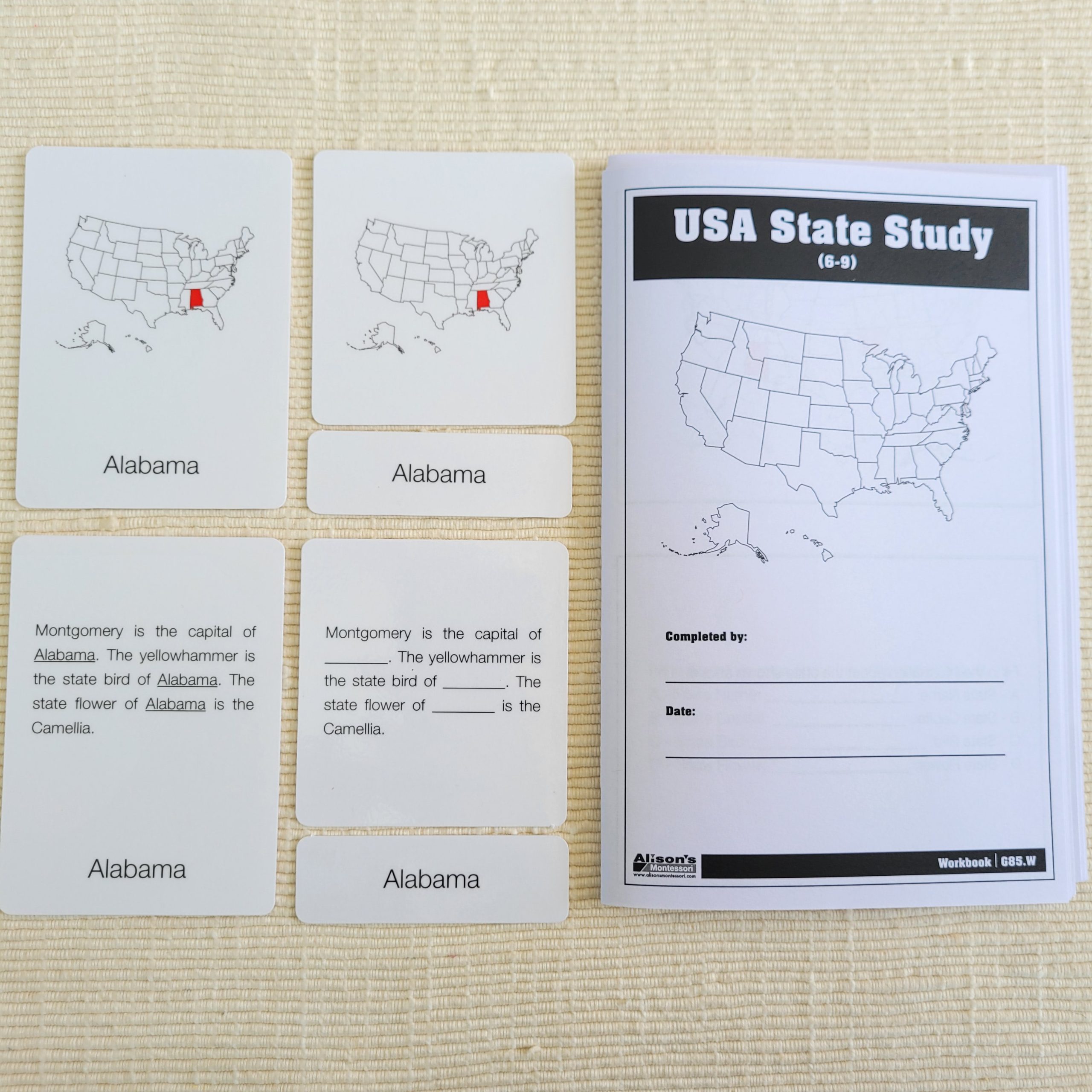 Montessori Three-Part Cards