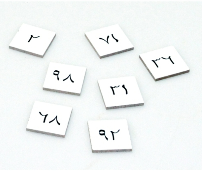 Arabic Numeral Tiles