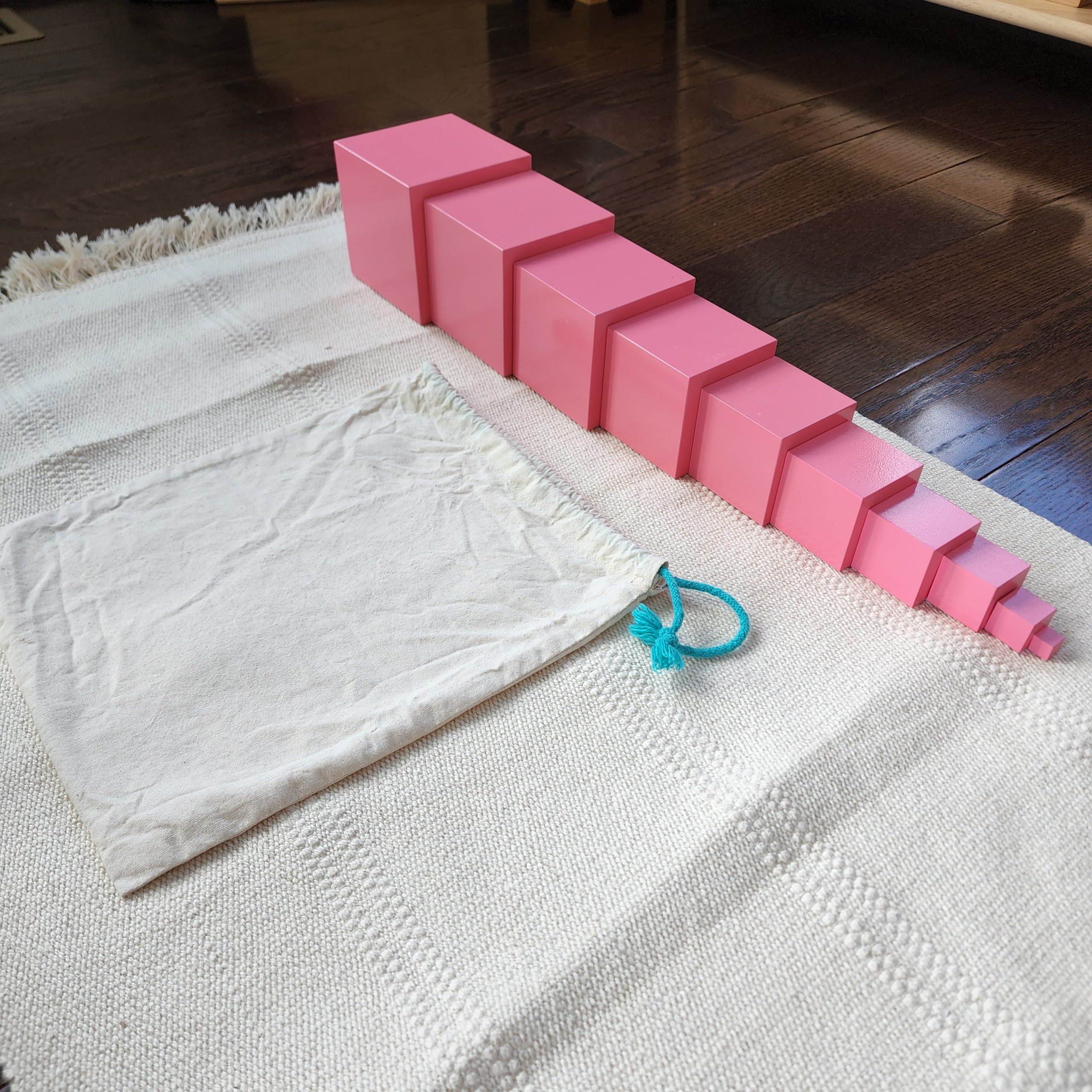 Pink Tower Extension Cards