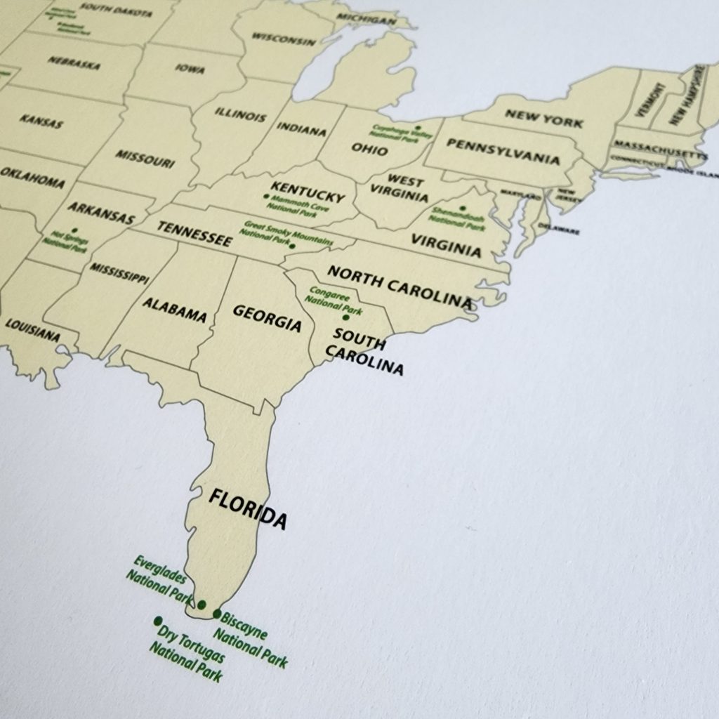 USA Major National Parks Study