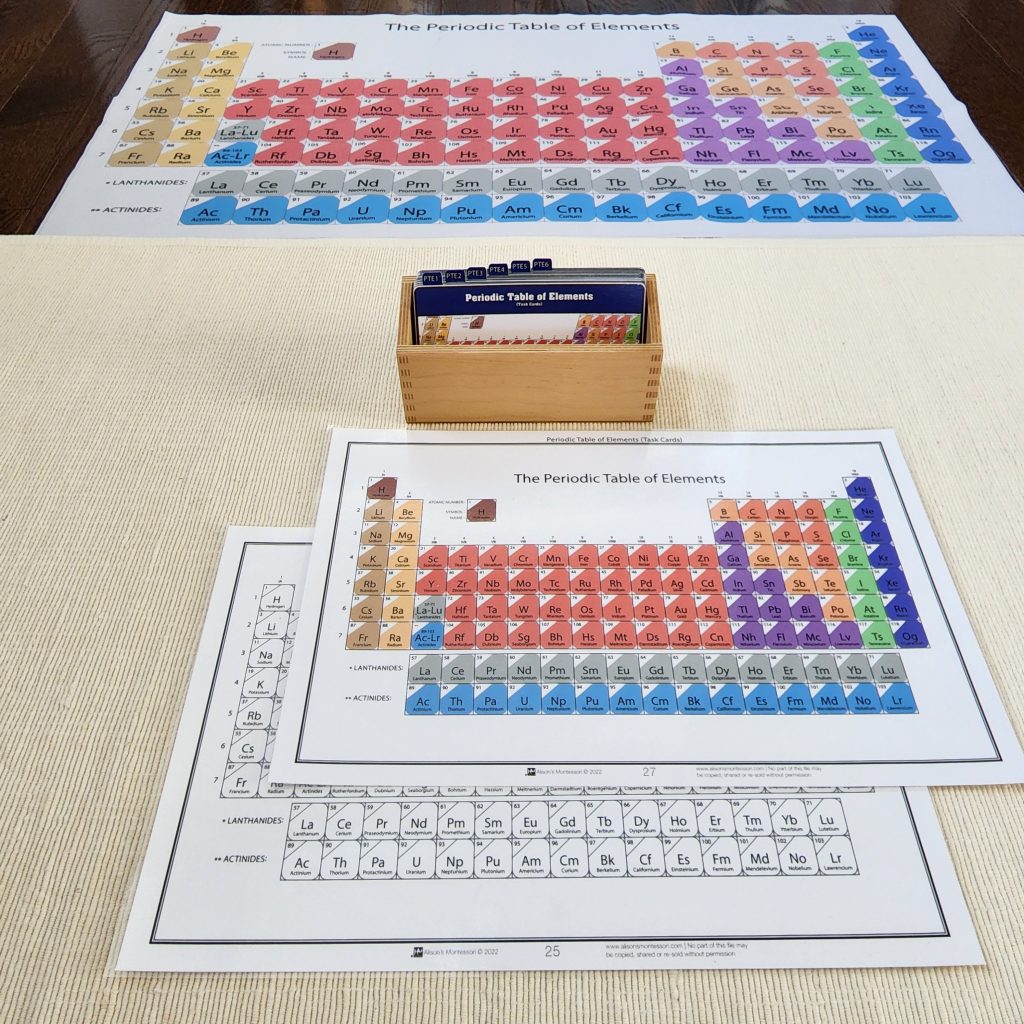 Montessori Printed Materials