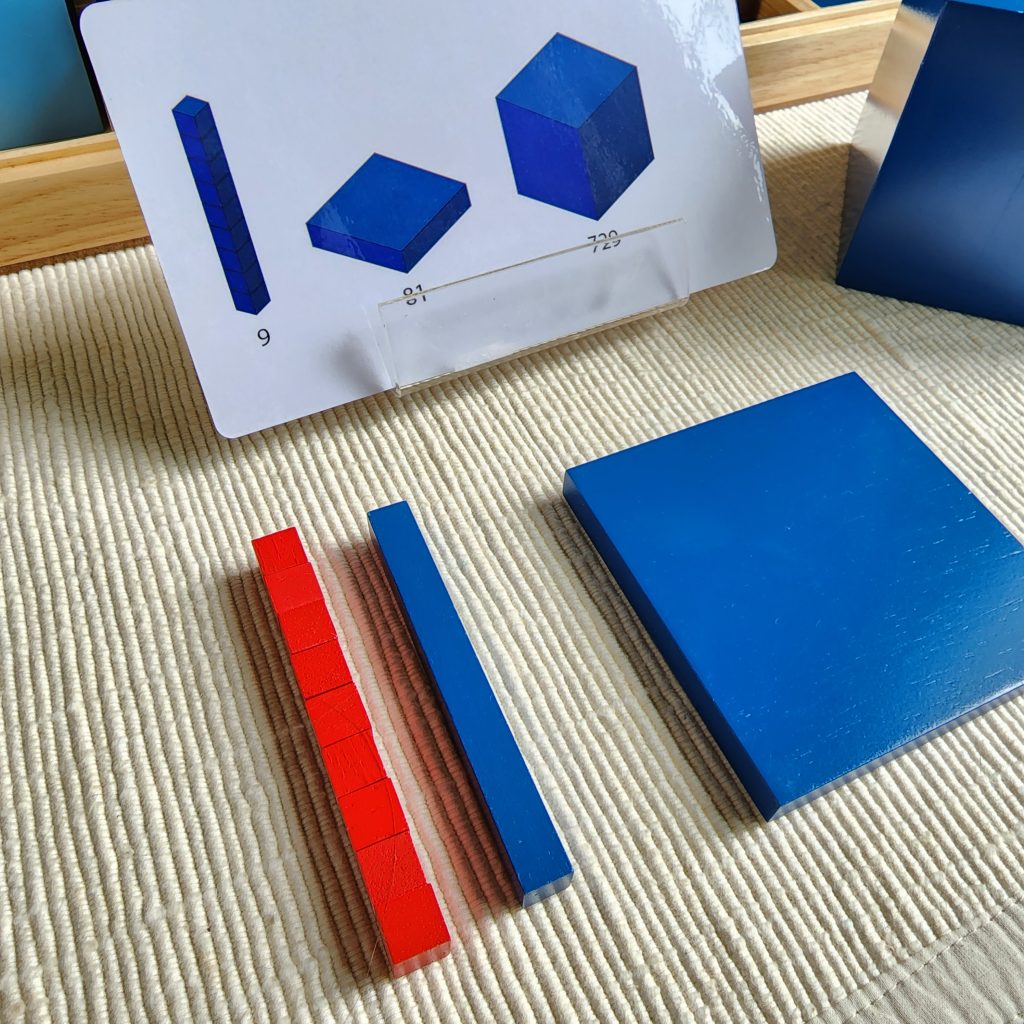 Montessori CUBING MATERIAL