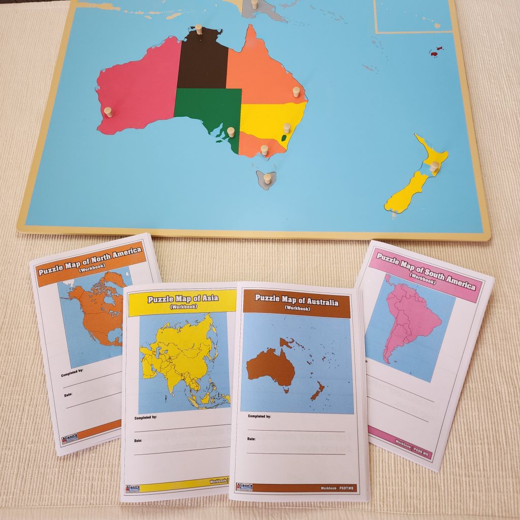 Puzzle Maps Extension, Ages 5-6+