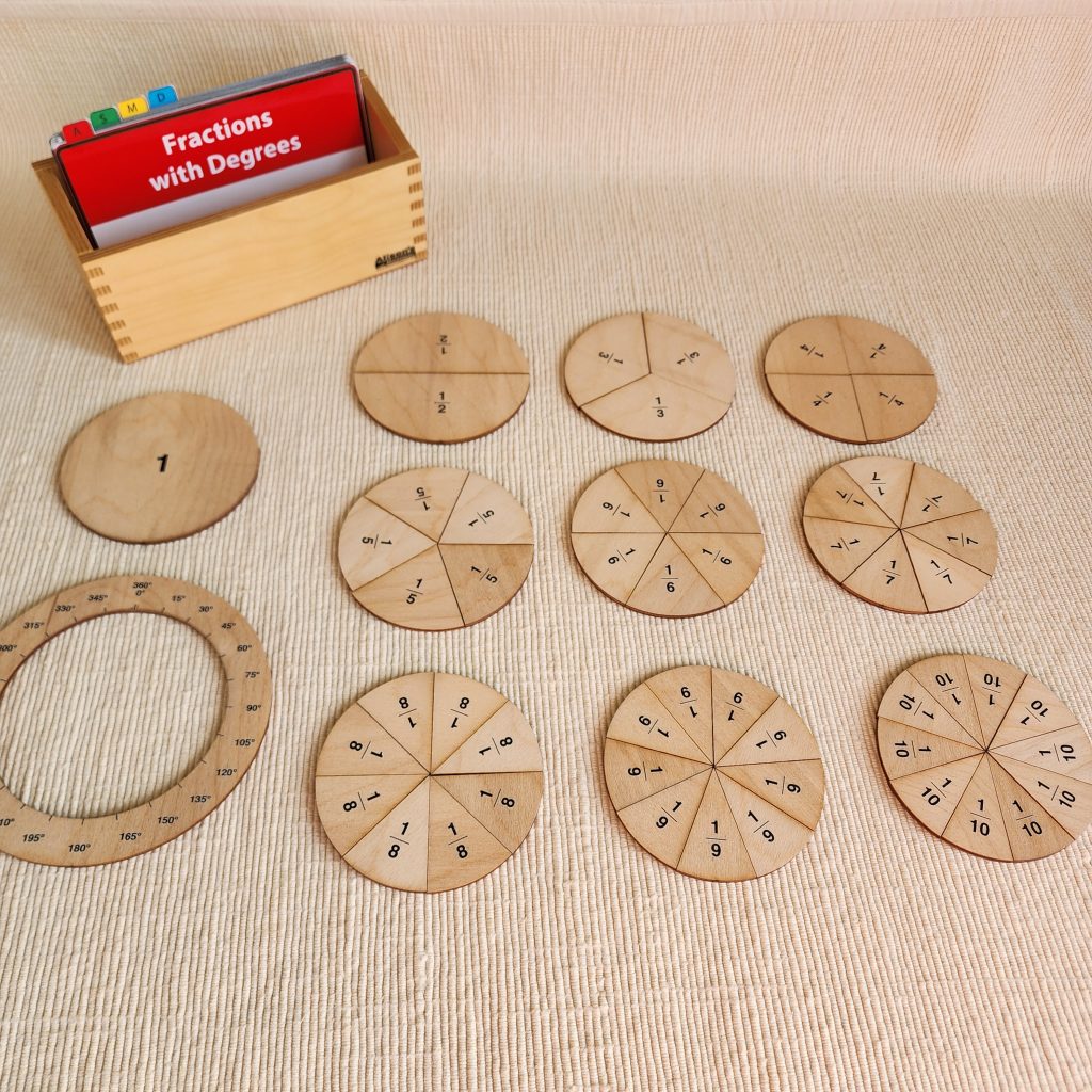 Fractions with Degrees Activity Set