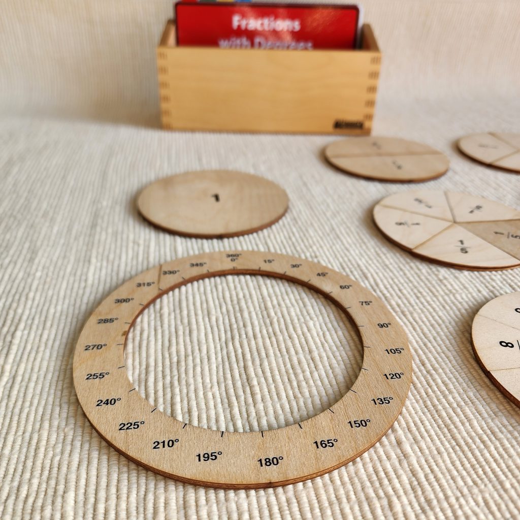 Fractions with Degrees Activity Set