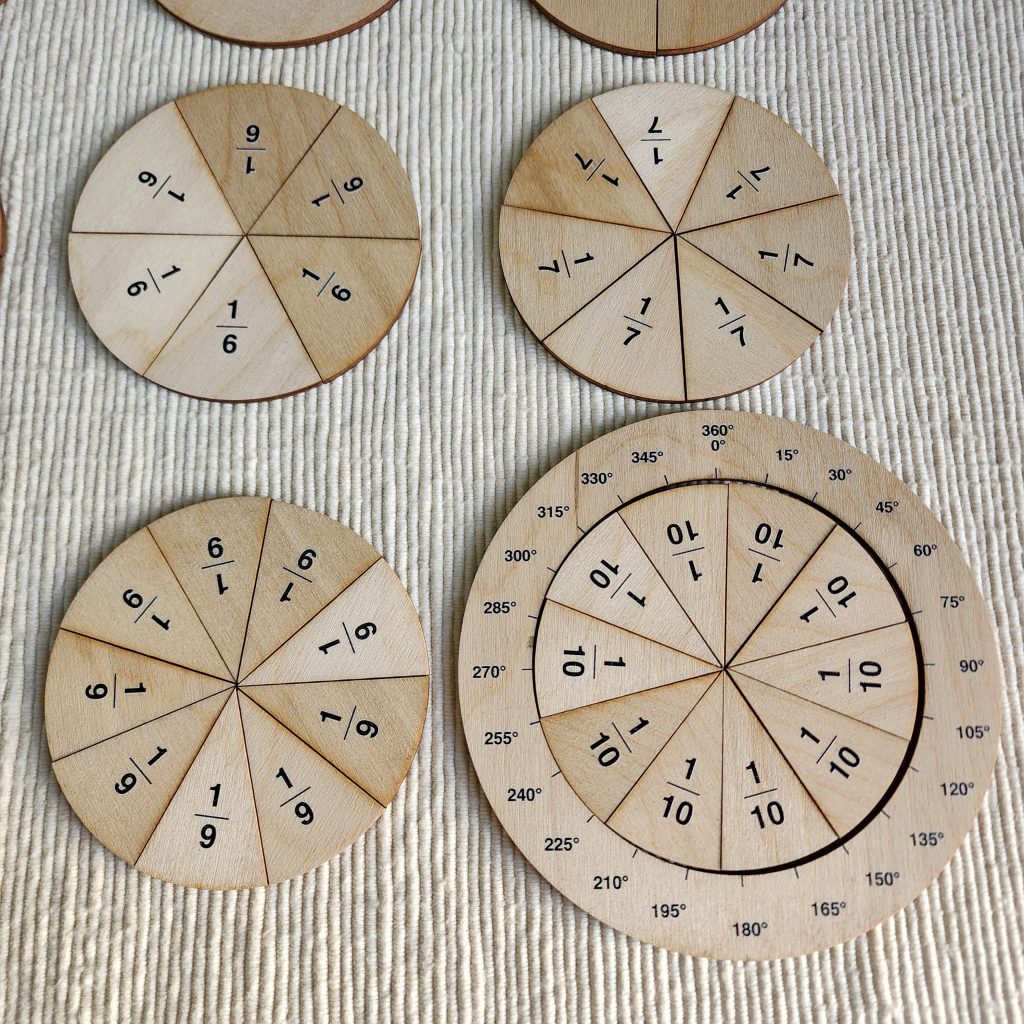 Fractions with Degrees Activity Set