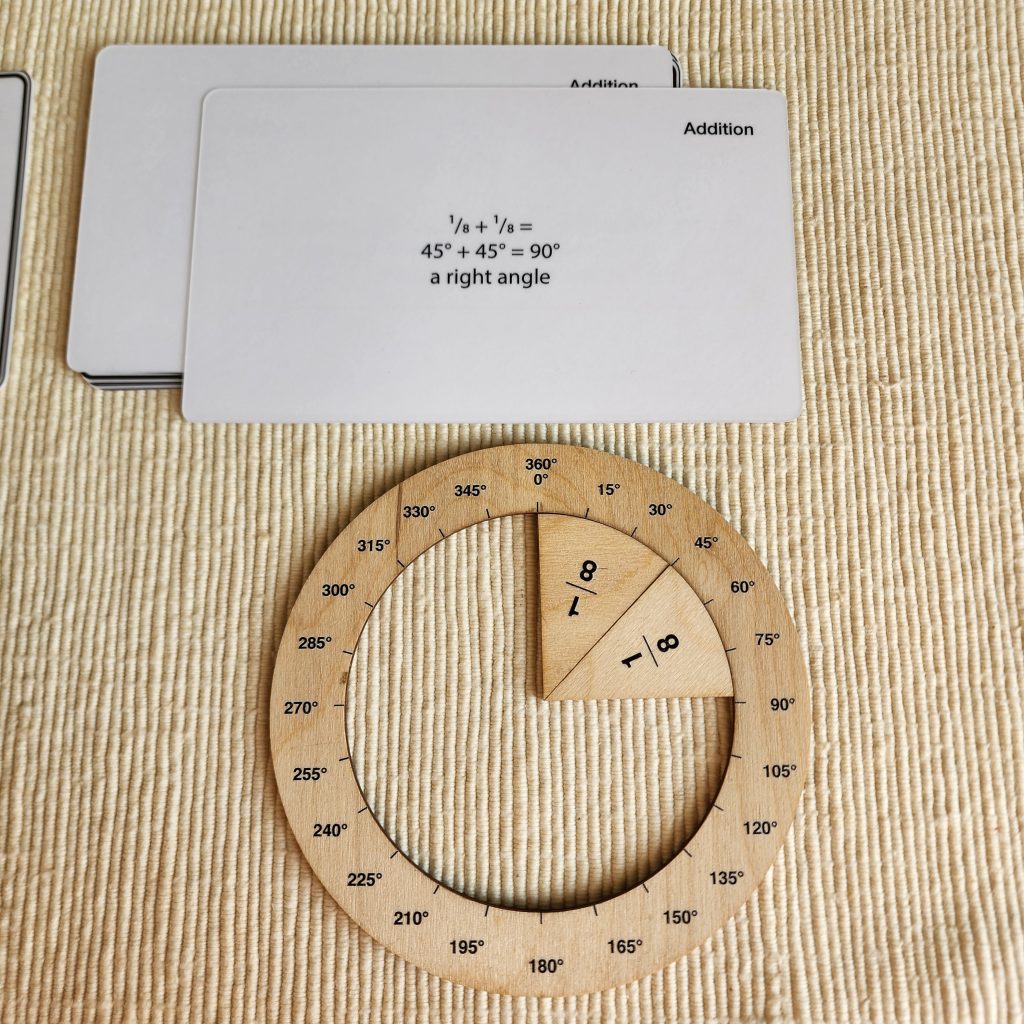 Fractions with Degrees Activity Set
