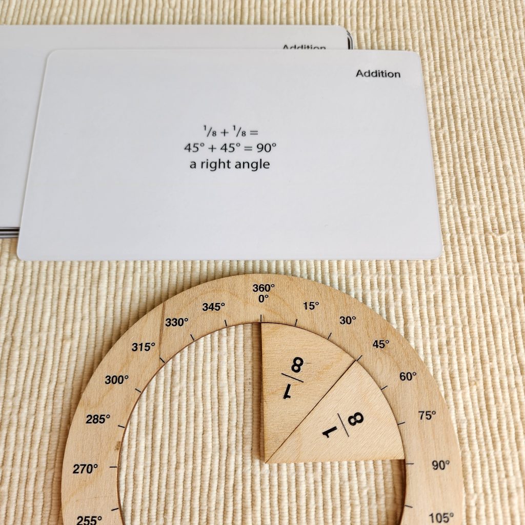 Fractions with Degrees Activity Set
