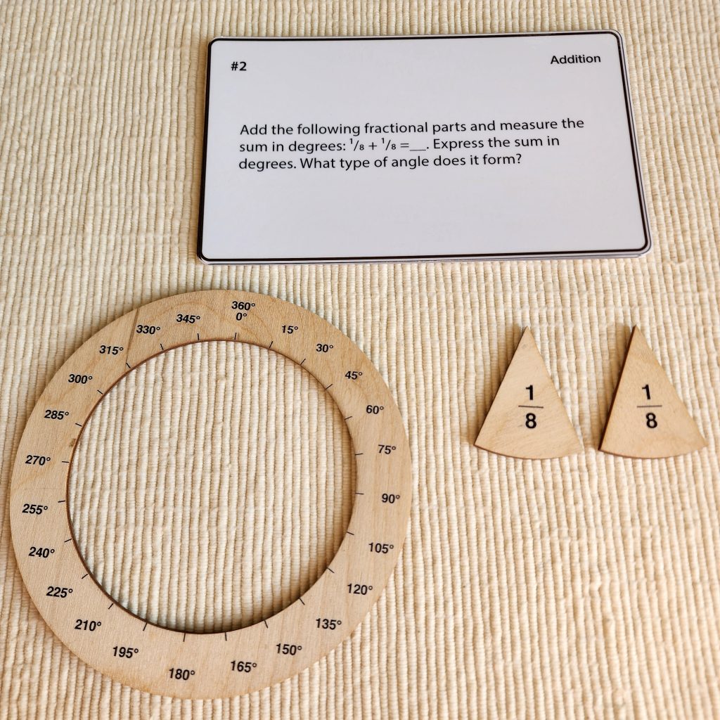 Fractions with Degrees Activity Set