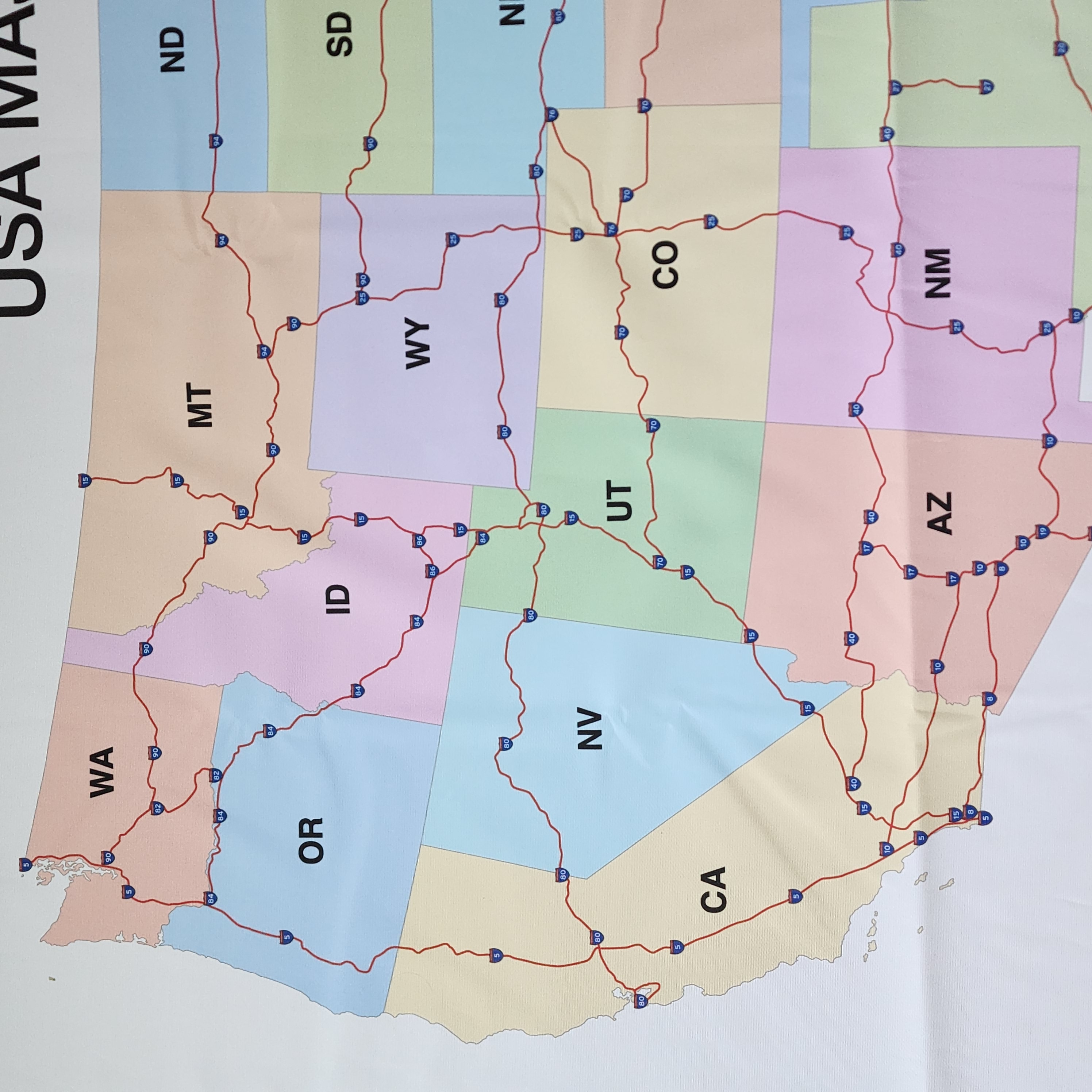 USA Major Highways Study