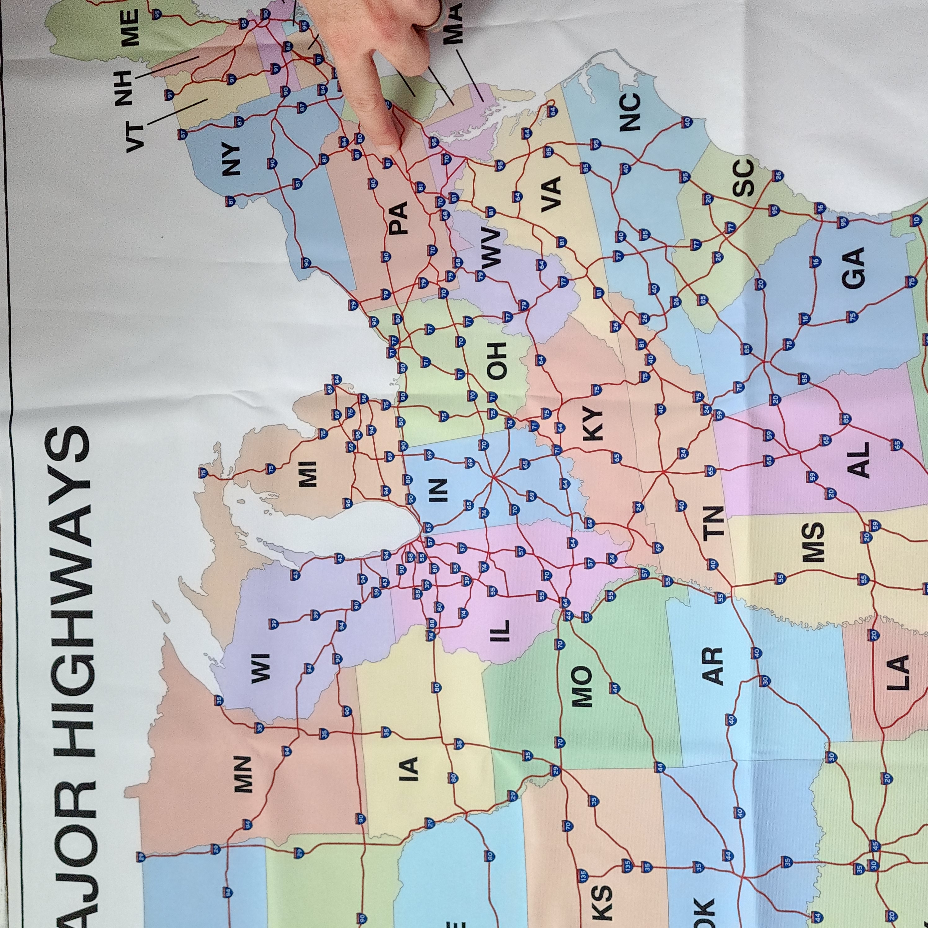 USA Major Highways Study