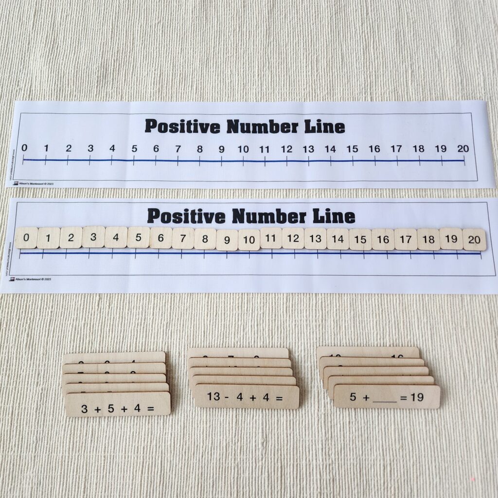 Number Line, Age 6+