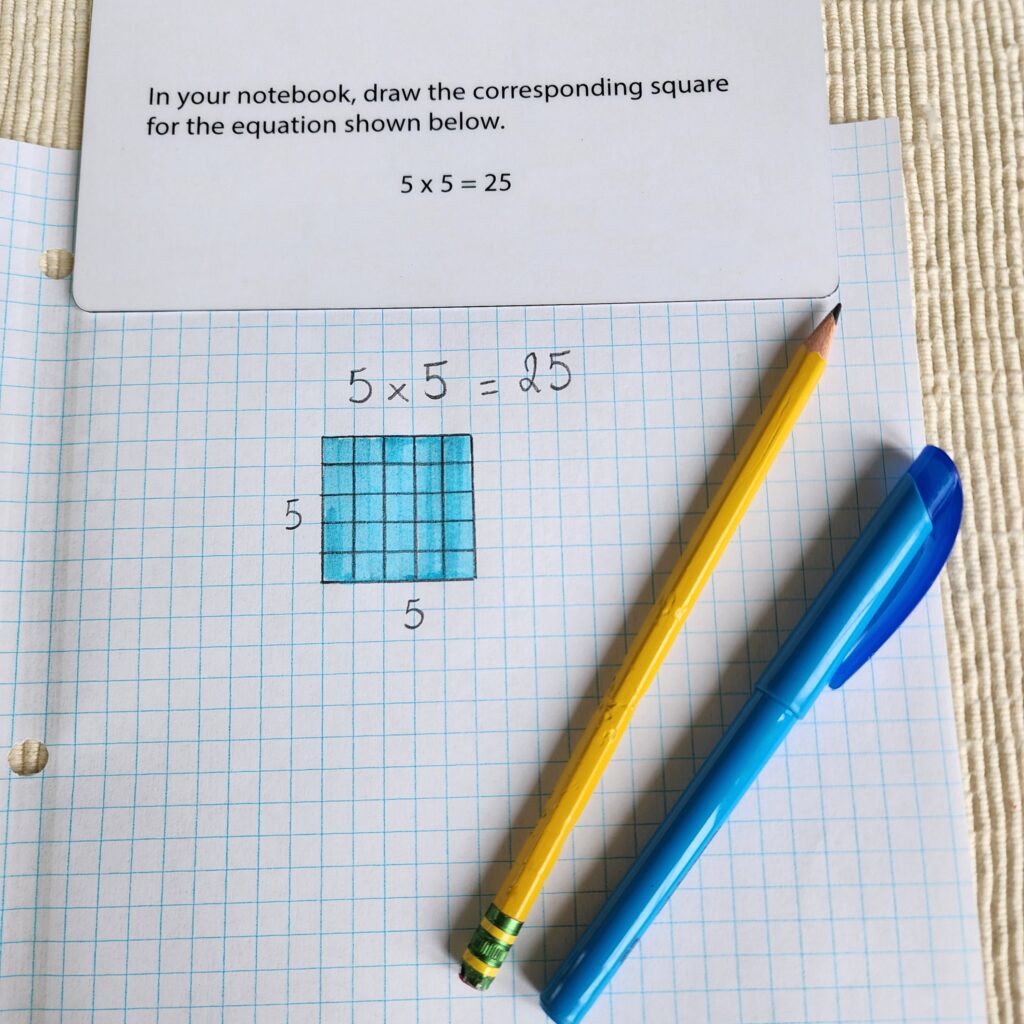 Square of Binomial and Trinomial Task Cards