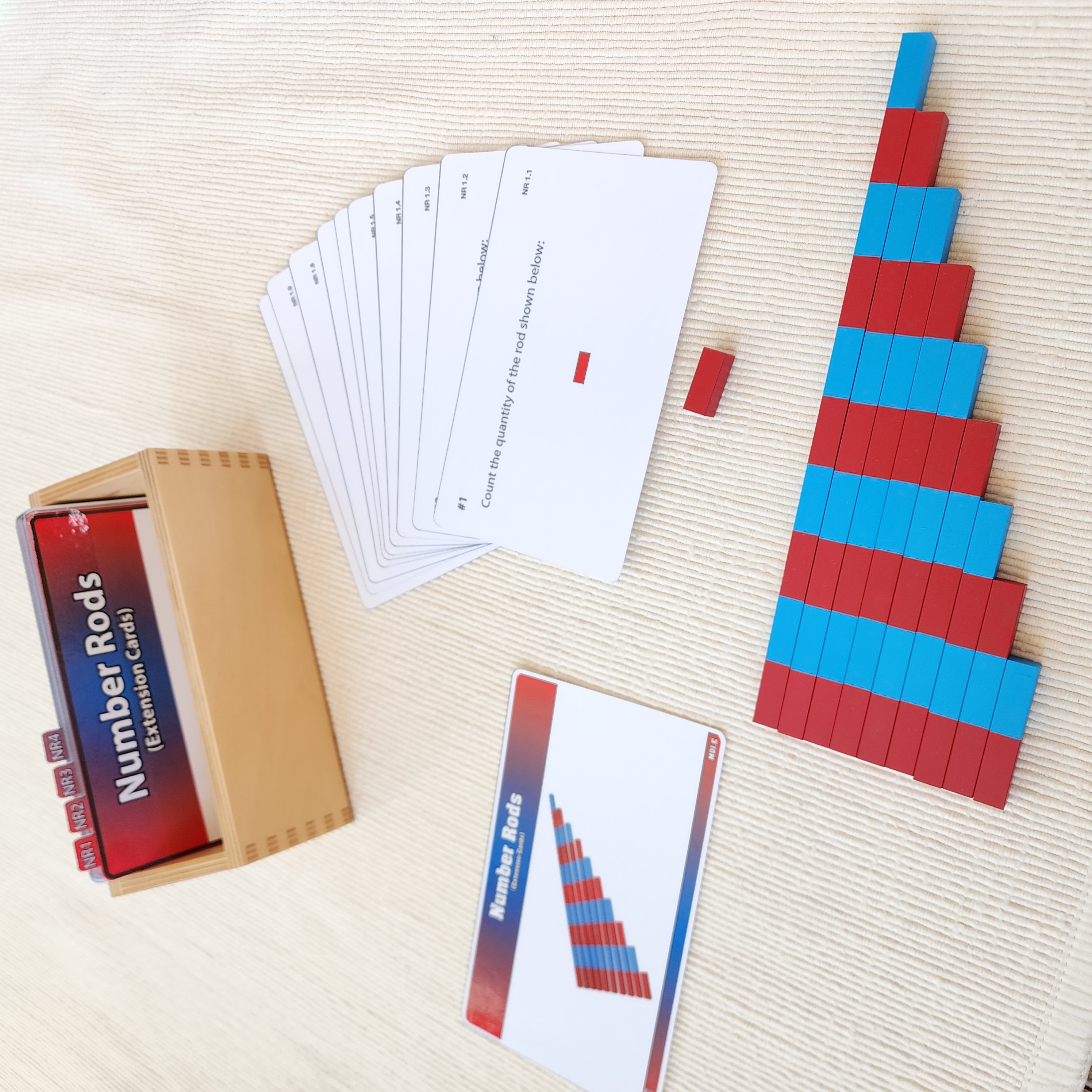 Number Rods, Extension Cards