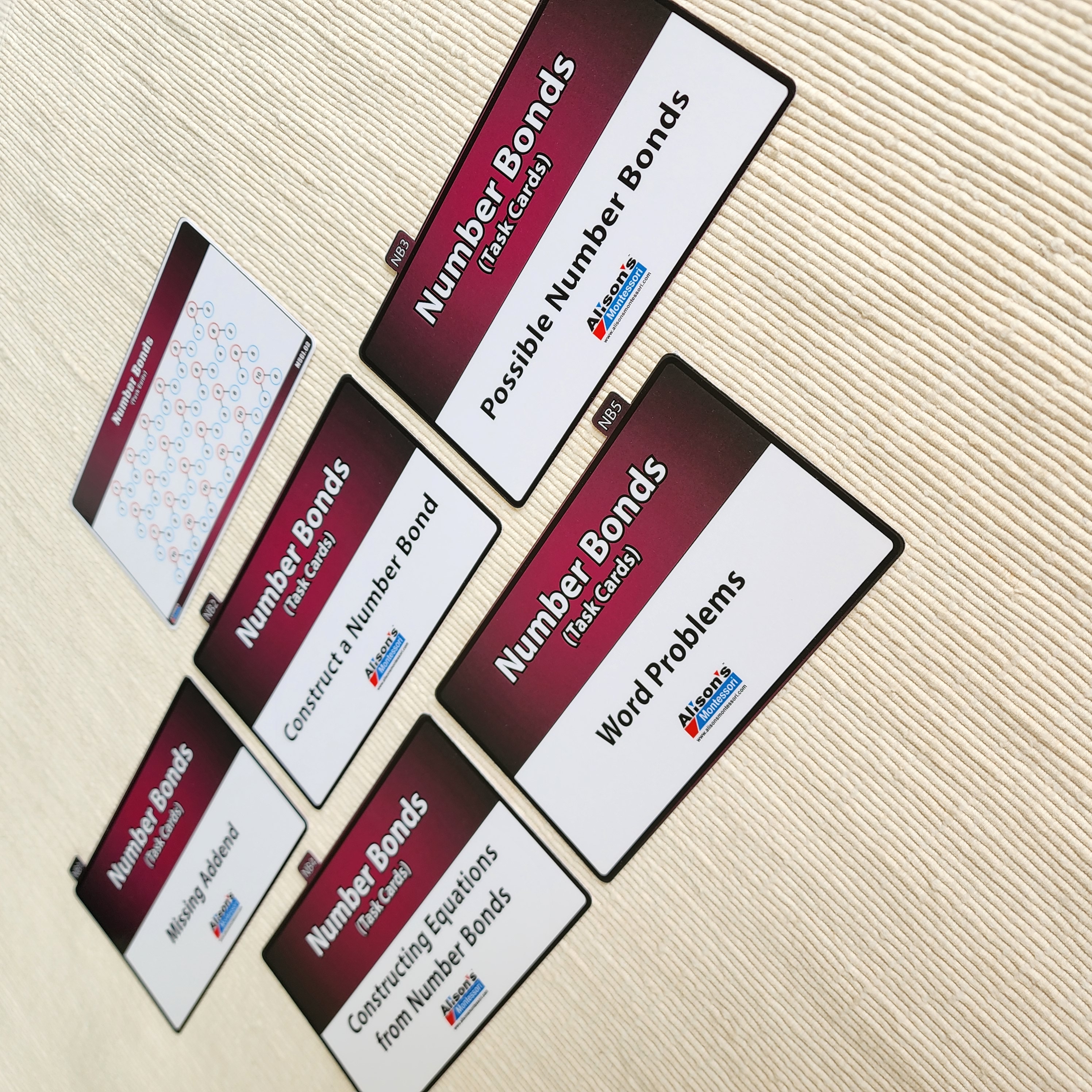 Number Bonds Task cards