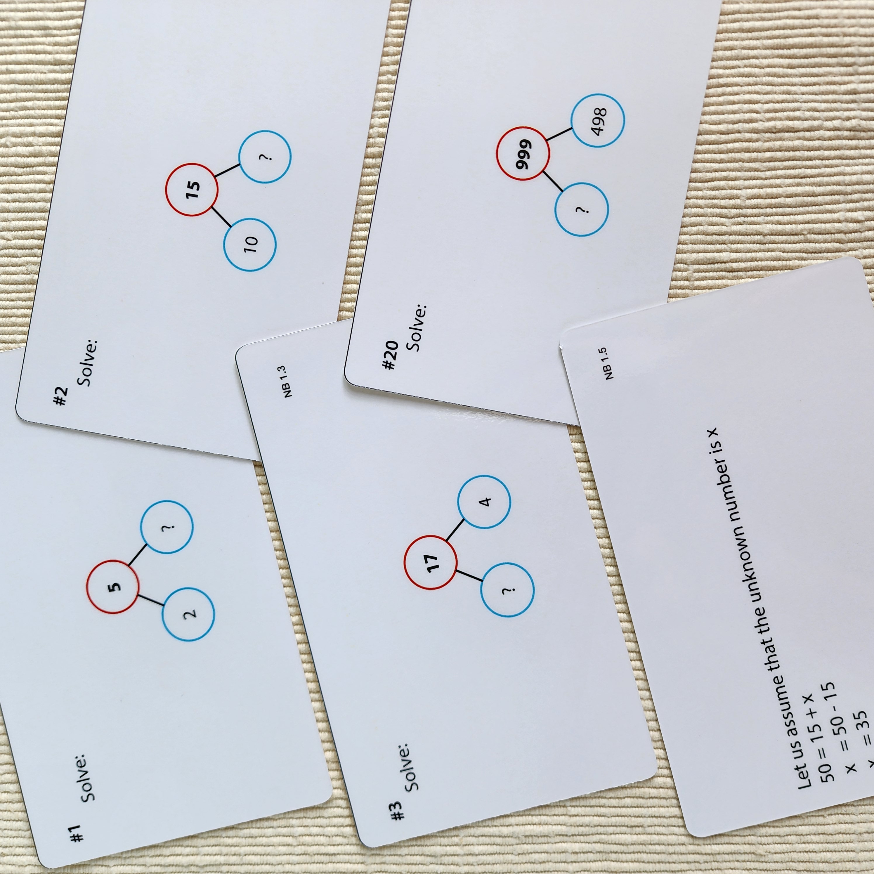 Number Bonds Task cards