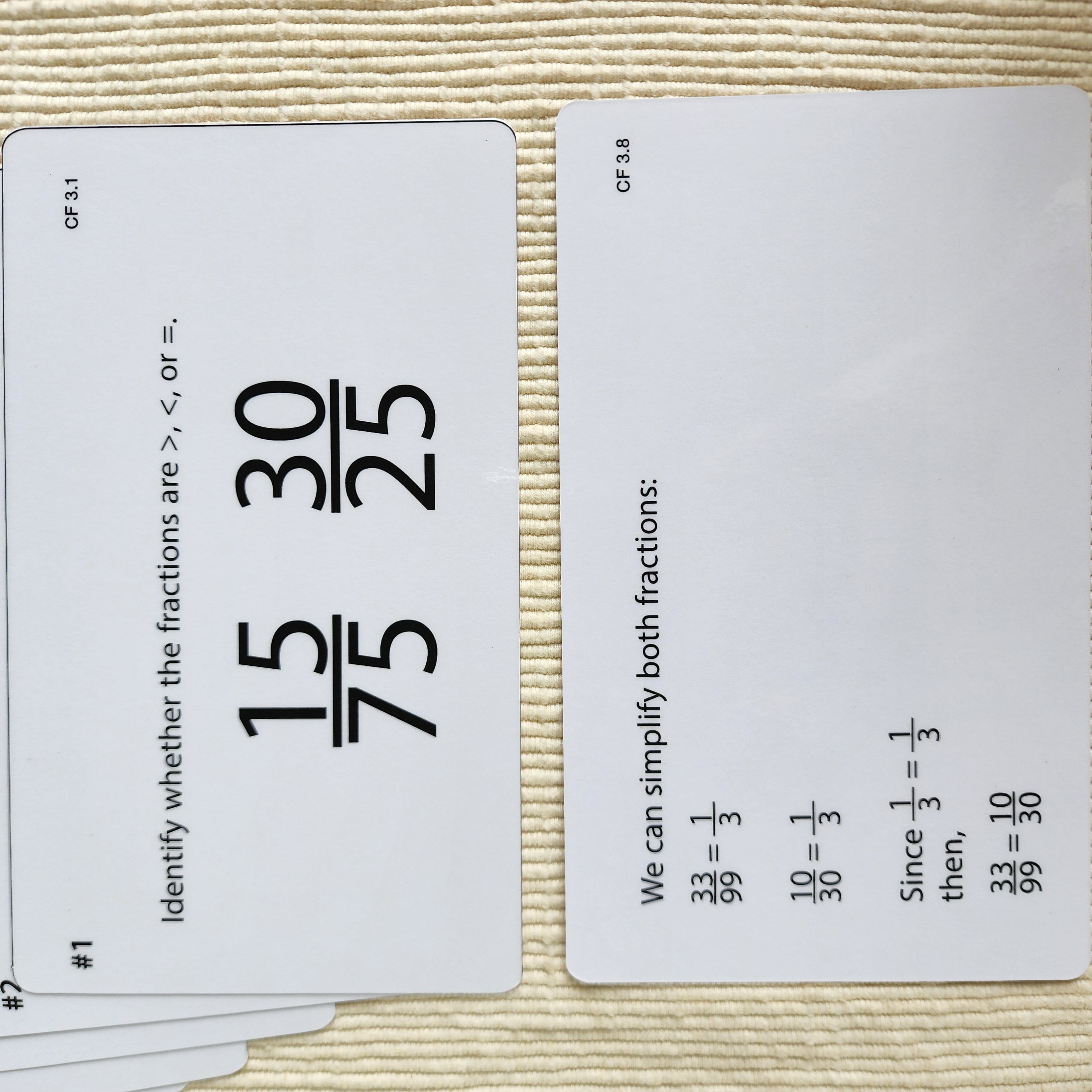 Comparing Fractions