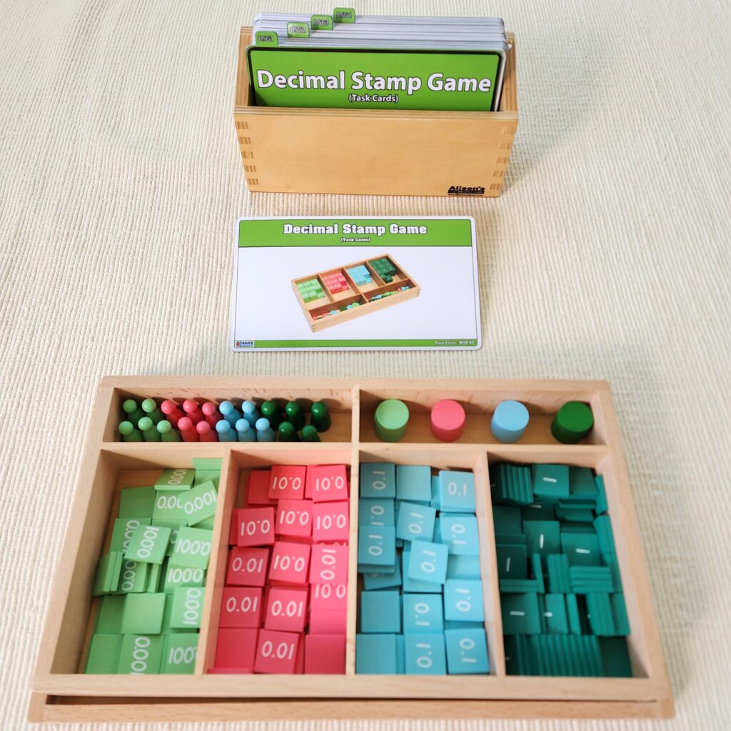 Decimal Stamp Game, Ages 9-12