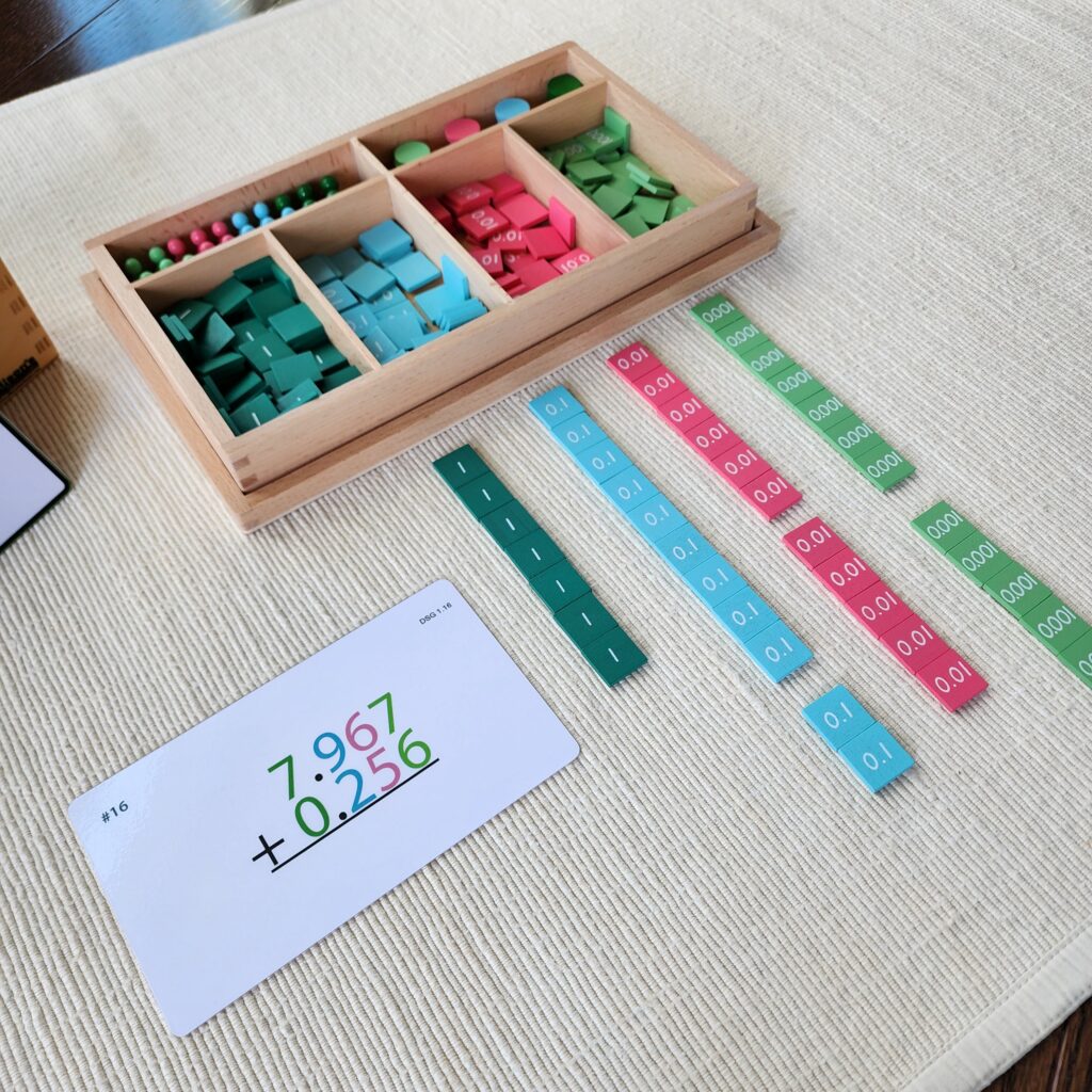 Decimal Stamp Game