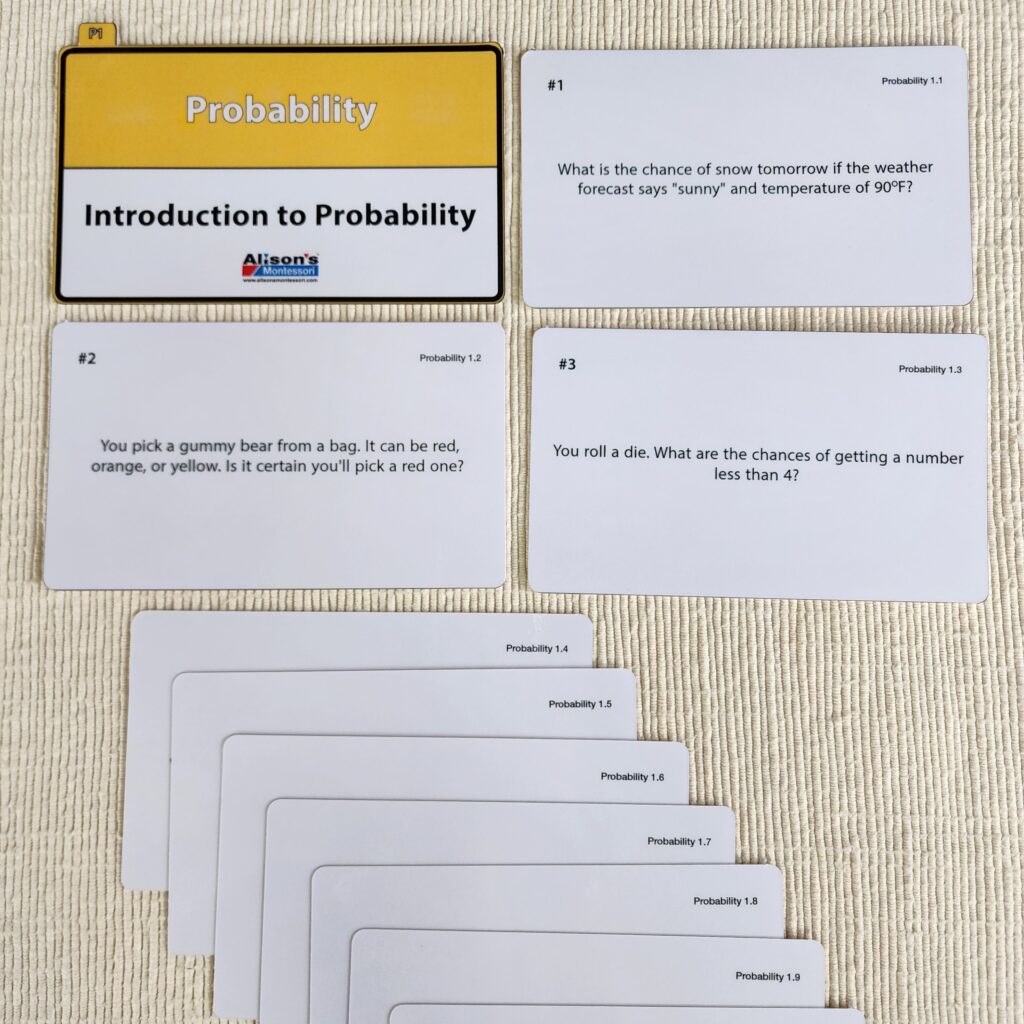 Probability Task Cards