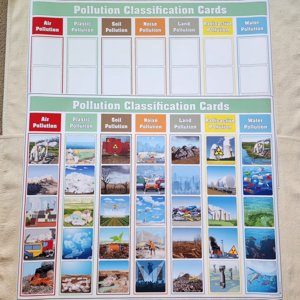 Types of Pollution, Ages 3-9