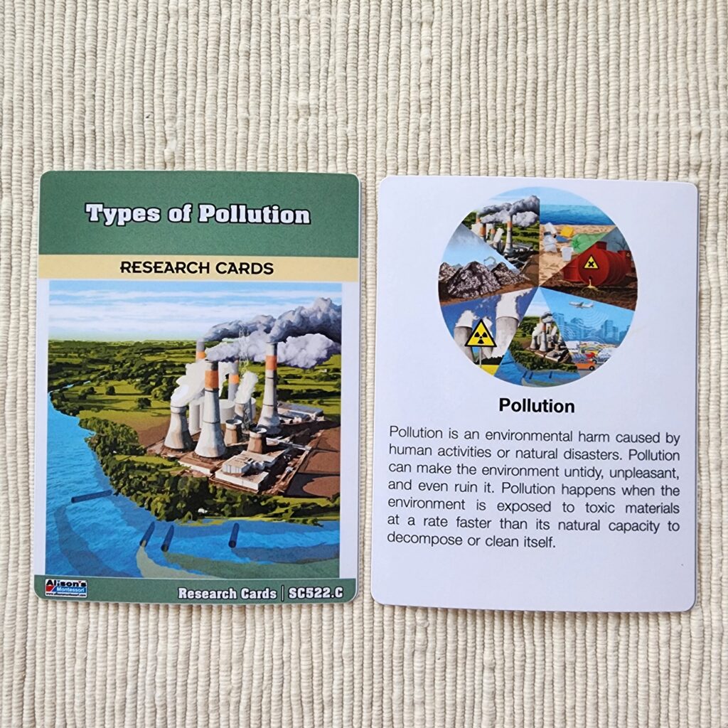 Types of Pollution, Ages 3-9