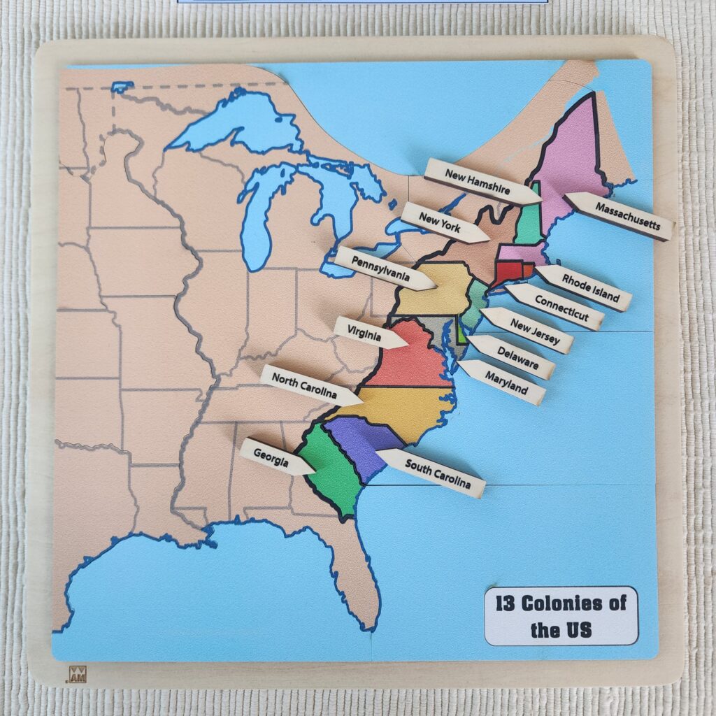 13 Colonies of the U.S., Age 9