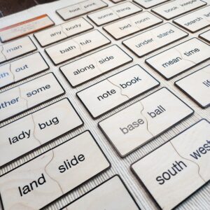 Compound Words Progression, Ages 3-9